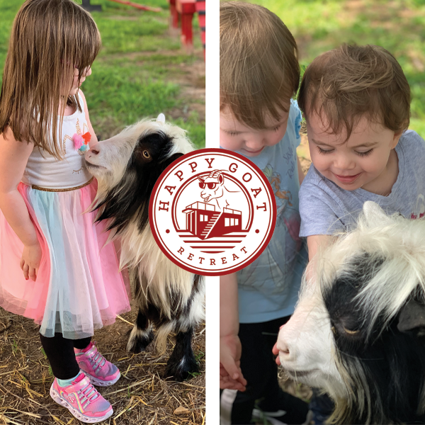 Happy Goat Ranch HAPPY GOAT RETREAT in Lake Conroe , Texas - Family Experience